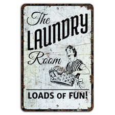 The Laundry Room: Loads of Fun Vintage Rustic Sign
