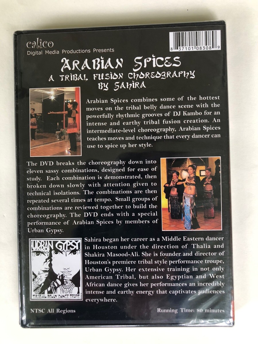 【中古】 Arabian Spice: A Tribal Fusion Choreography Arabian Spices (DVD) Sahira Tribal Fusion Choreography 80