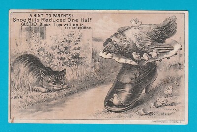 AMERICANA - WERBUNG - E. F. OSBORN JR. - KINDERSCHUHE - UM 1900