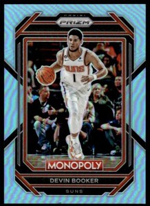 Devin Booker 2022-23 Panini Monopoly Prizm 070/199 #71 Phoenix Suns Light Blue