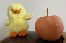 Russ Berrie Waddles Yellow Chick Plush Easter Stuffed Animal Duck Mini Toy