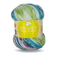 Flotte Socke 8fach Happy Birthday von Rellana - (79,50€/kg) Sockenwolle