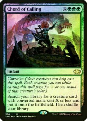 1x FOIL CHORD OF CALLING - Double Masters - MTG - NM - Magic the Gathering
