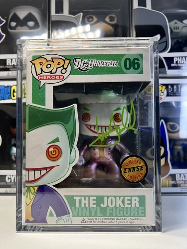 Funko Pop! DC Universe #06 Metallic Chase The Joker signiert von Mark Hamill - Bild 1 von 8
