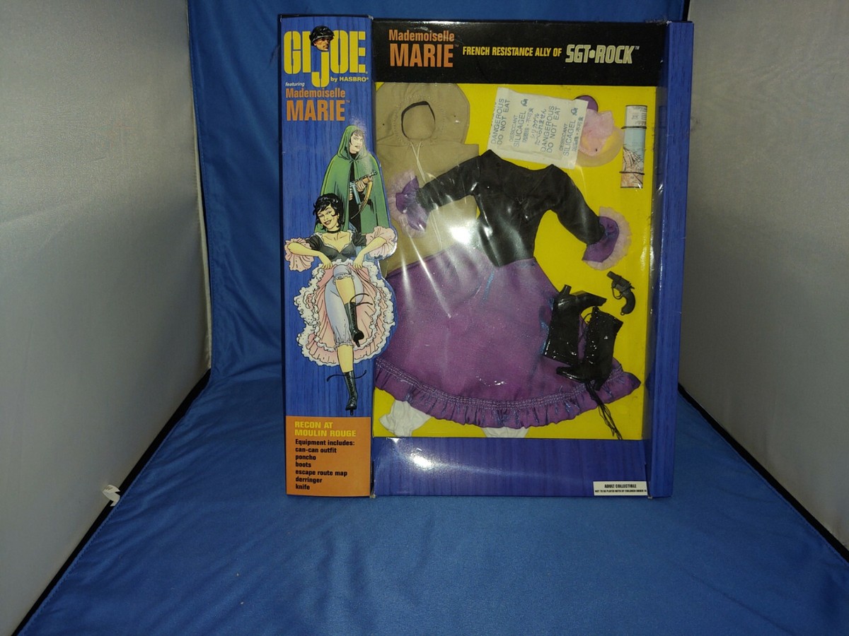 RARE! LOT! GI Joe Mademoiselle Marie 1/6 Action Figure Set
