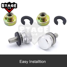 Seat Bolt Screw Mount Knob Cover Nut Compat For Harley Touring Electra Glide 86+