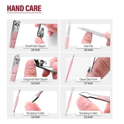 Manicure Set for Women by Professional 18 in 1 Manicure Pedicure Kit for Fing... - Picture 6 of 8