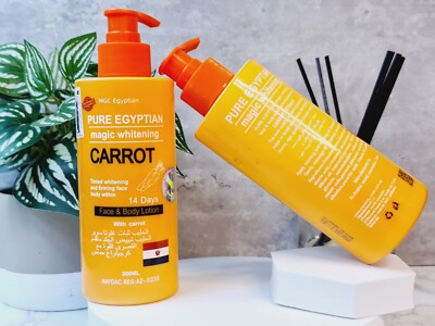 Egyptian Whitening Carrot Face And Body Lotion 300ml (1) | eBay