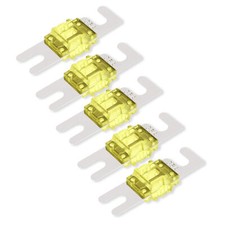 5pcs 35 A Amp AFS MIDI Mini ANL Fuse Auto Stud Fuses Nickel Blade Boat Car Audio