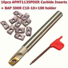 APMT1135PDER-M2 Carbide Insert +BAP300R C10-10-120 Milling indexable tool holder