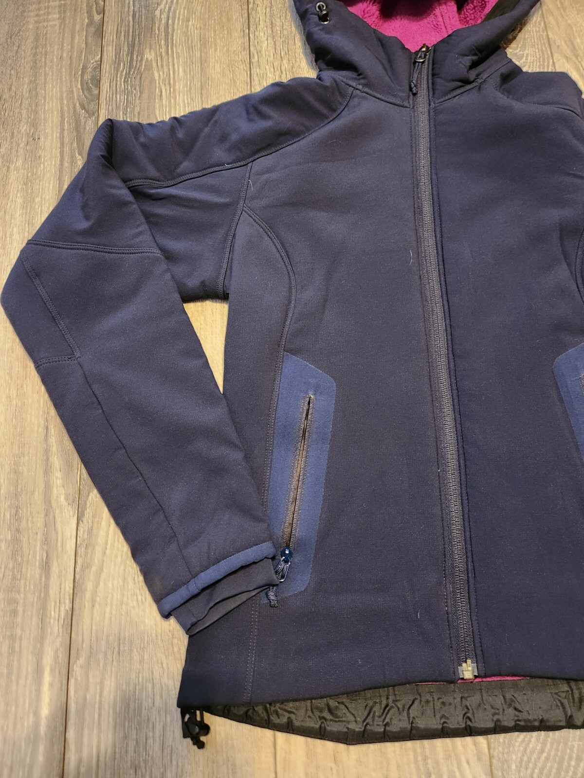 Arc'teryx Hyllus Pelliccia Polartec Softshell Blu Donna Taglia XS Giacca Pile