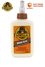 Gorilla Wood Glue Strong Fast-Setting Interior/Exterior Adhesive 118g