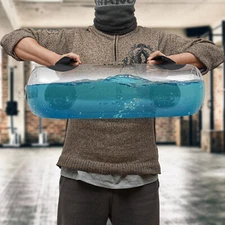 Fitness Water Bag Instead Dumbbell Portable Aqua Filled Weight Lifting 15kg