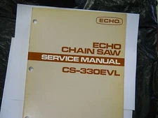 New Echo Chainsaw Service Manual 401-11 for CS-330EVL