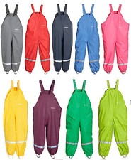 Kinder Regenhose BMS Buddelhose m. Trägern 74 80 86 92 98 104 110 116 122 128 