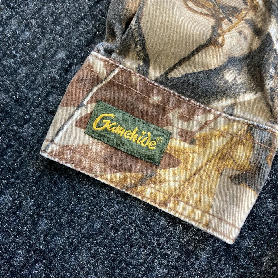 Vintage Gamehide RealTree Camo Button Up Shirt M Hunting Outdoors Long Sleeve - Image 4 of 4