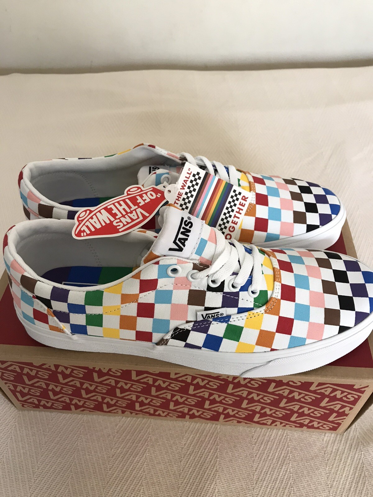 adult rainbow vans