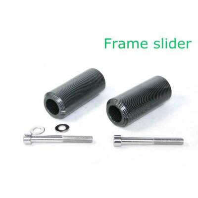 Carbon No Cut Frame Slider Crash Protector For 2004-2012 Yamaha FZ-6S FZ6 600
