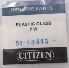 Nos New [1 PC] Citizen 54-48446 Part Glass Perspex Plastic Genuine
