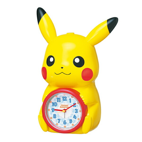 Seiko Pokemon Pikachu Alarm Clock JF384A Genuine Product