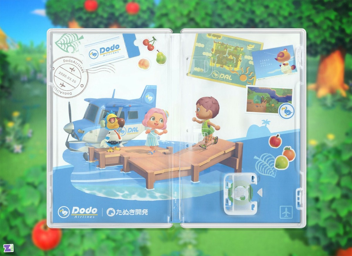 Animal Crossing New Horizons: Japanese Cover Art Replacement for Nintendo  Switch