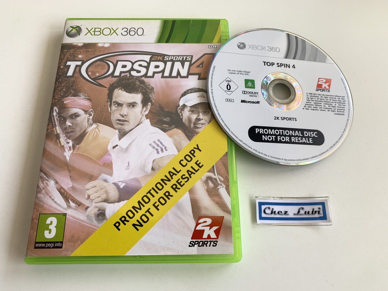 Top Spin 4 - Promo - Microsoft Xbox 360 - PAL EUR