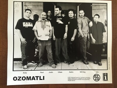 Ozomatli Band Promo Picture 2001 B/W