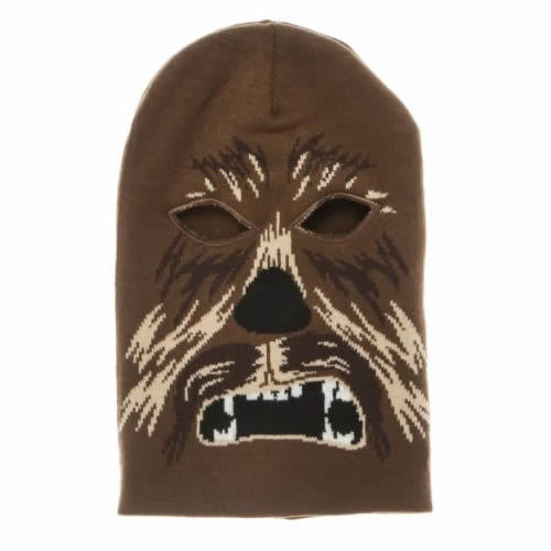 OFFICIAL STAR WARS CHEWBACCA MASK SKI-MASK STYLED BEANIE HAT