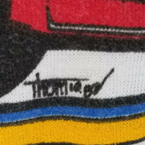 Camiseta de fútbol americano de colección de los 80 puntada única LOBECK'S Hot Rod Parts EE. UU. Para hombres L VEUC* - Imagen 6 de 11