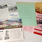 Vintage YMCA Of The ROCKIES 1960s Ephemera Guest Handbook Estes Park brochures