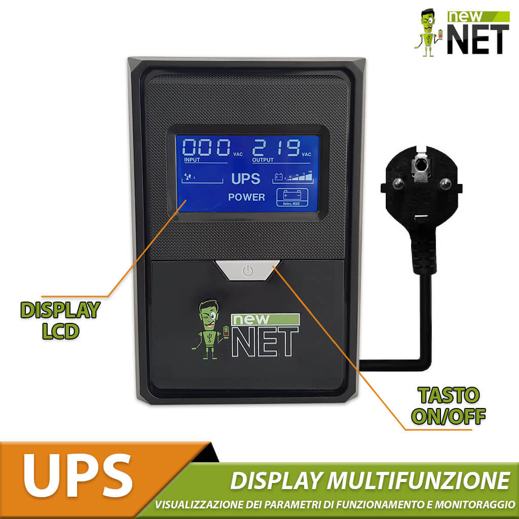 Gruppo di Continuità Professionale 500VA/350W - Sicurezza Console Next-Gen - 3