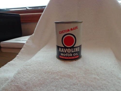 Vintage Texaco Havoline Motor Oil Bank "The Texas Company"