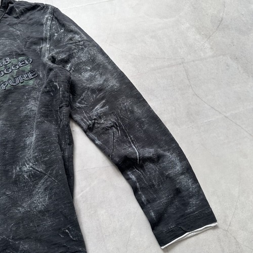 00s Japan Poem Painted Margiela Vibe Long Sleeve T Shirt LGB If Six Was Nine - Picture 8 of 13