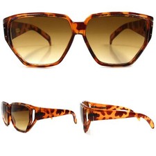 Hip Hop Square True Vintage 80s 90s Swag Tortoise Classic Funky Sun Glasses