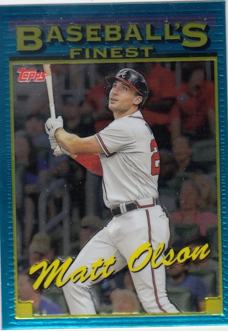 MATT OLSON FINEST 1993 PROTOTYPE PROMO ATLANTA BRAVES #6 2024 24 TOPPS