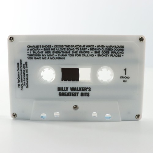 Billy Walker's Greatest Hits (Cassette Tape, R-Cal) TESTED CR-CAL-101 Excellent - Picture 3 of 6