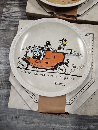 Norman Rockwell "On Tour" Collector Plates - Set of 4 with COA - Picture 3 of 5
