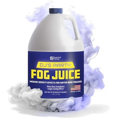 USA-Made Fog Machine Fluid - 1 Gallon of Medium Density for Indoor & Outdoor Fun
