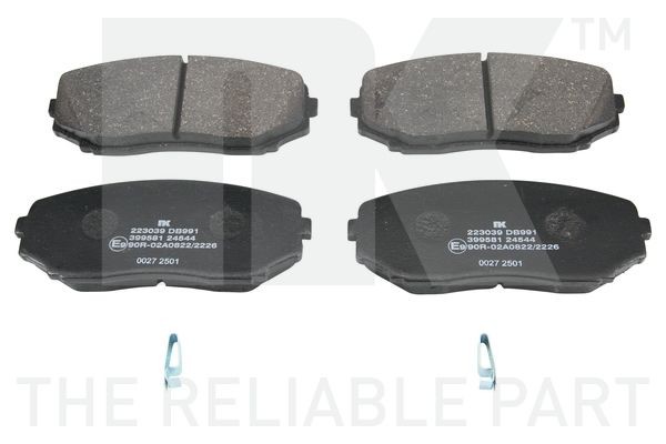 NK 223394 Bremsbelagsatz, Scheibenbremse FüR MERCEDES-BENZ-image