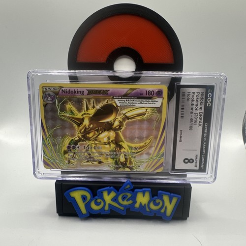 Nidoking BREAK graded CGC 8 for sale on eBay