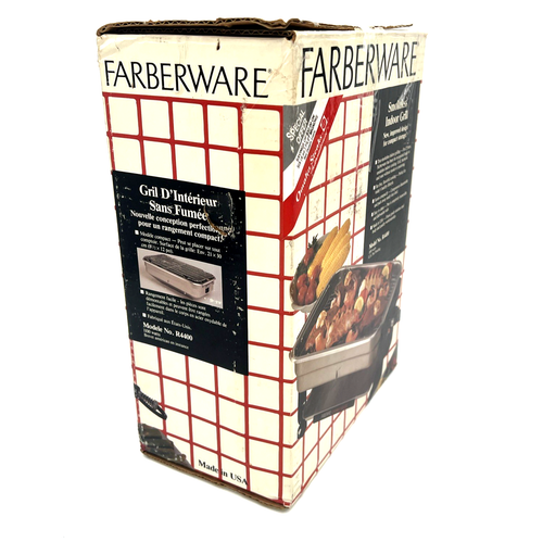 Farberware broiler Open Hearth Smokeless Electric Indoor Grill USA Vintage - Picture 8 of 13