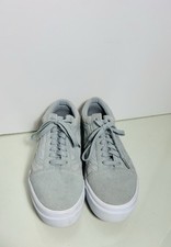 Vans Old Skool Stackform Suede Checkerboard Platform Sneakers Men 9 Women 10.5