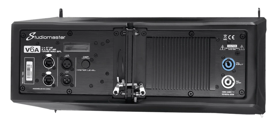 Studiomaster V6A Active Line Array Speaker Cabinet – Dual 6.5″ - Image 4 of 4