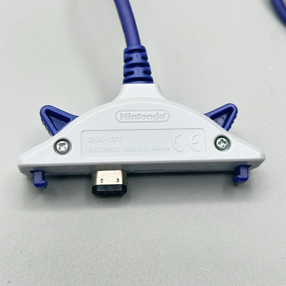 NINTENDO GAMECUBE CAVO 💎 GAMELINK GAME BOY ADVANCE CABLE FUNZIONANTE TESTATO 🎁 - Immagine 2 di 3