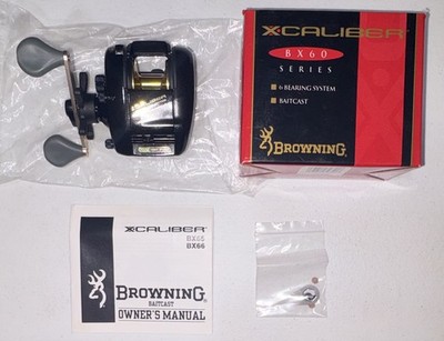 Vintage Browning Xcaliber BX60 Baitcast Reel 6BB 6.2:1 Star Drag