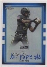 2018 Leaf Metal US Army All-American Bowl Blue 14/30 Mark Pope #BA-MP1 Auto 00jz