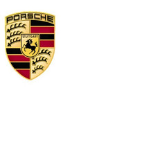Porsche  Crest Sticker Badge Metal Replacement