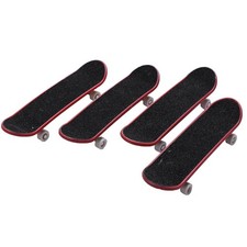 4 Pcs Professional Fingerboards Finger Skateboard Matte Surface
