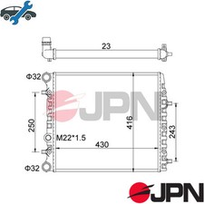 RADIATOR ENGINE COOLING 60C9057-JPN FOR VW POLOIV/FOXHatchback SKODA FABIA 1.4L