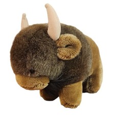 Vintage 1984 Dakin Plush Stuffed Animal Bison Buffalo